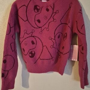 Hello Kitty Fuchsia Graphic Sweater